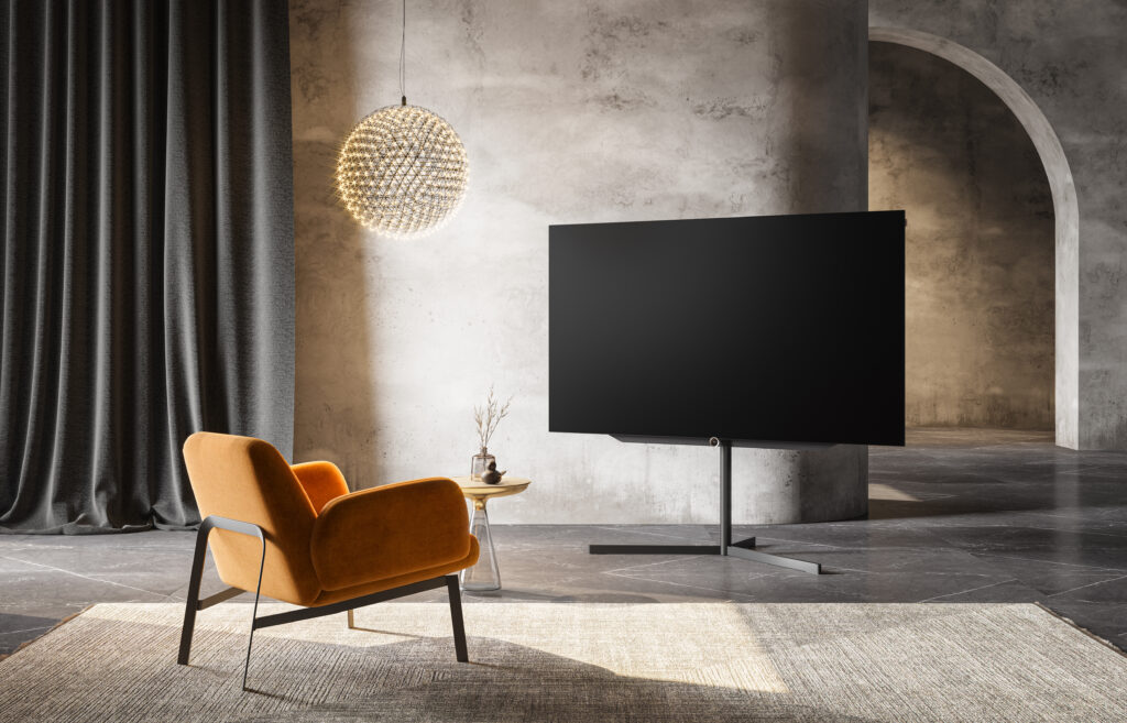Loewe bild s im Wohnzimmer
